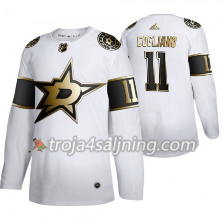 Dallas Stars tröja Andrew Cogliano 11 2019-2020 Adidas Golden Edition Vit Authentic - NHL Tröjor Herr Dallas Stars tröja Andrew Cogliano 11 2019-2020 Adidas Golden Edition Vit Authentic - NHL Tröjor Herr
